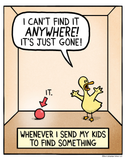 "Can't Find It" Print