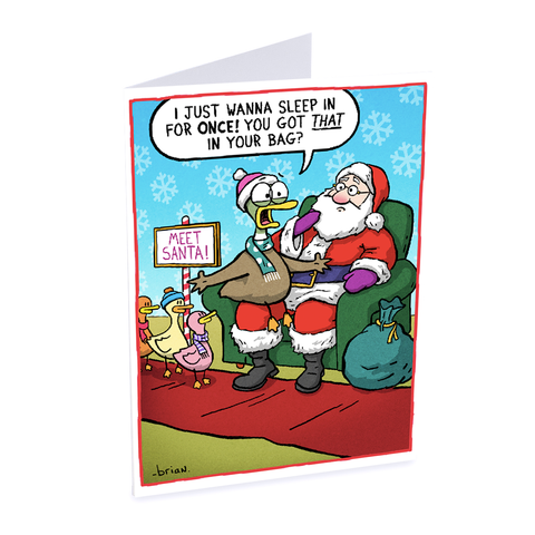 "Dicky Holiday" Greeting Card