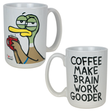 "Coffee Make Brain Work Gooder" Mug