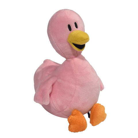 Pink top duck toy