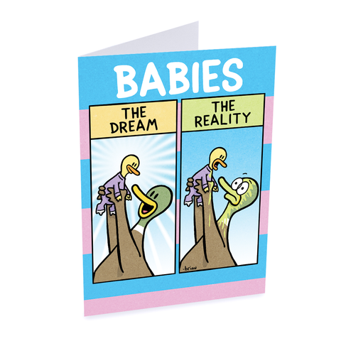 "BABIES" Shower Card